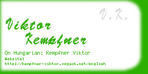 viktor kempfner business card